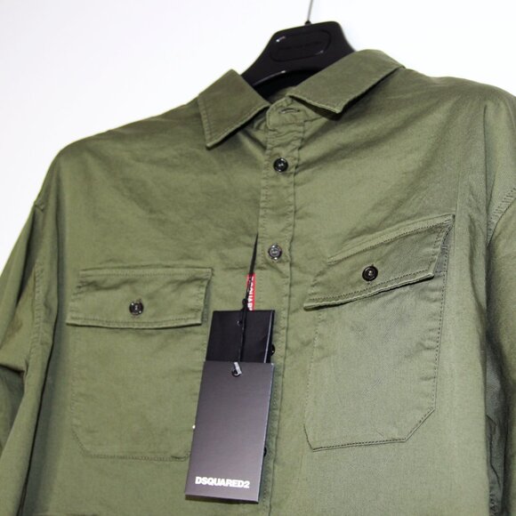BNWT AW22 DSQUARED2 DROP SHOULDER SHIRT 50 - Picture 4 of 12